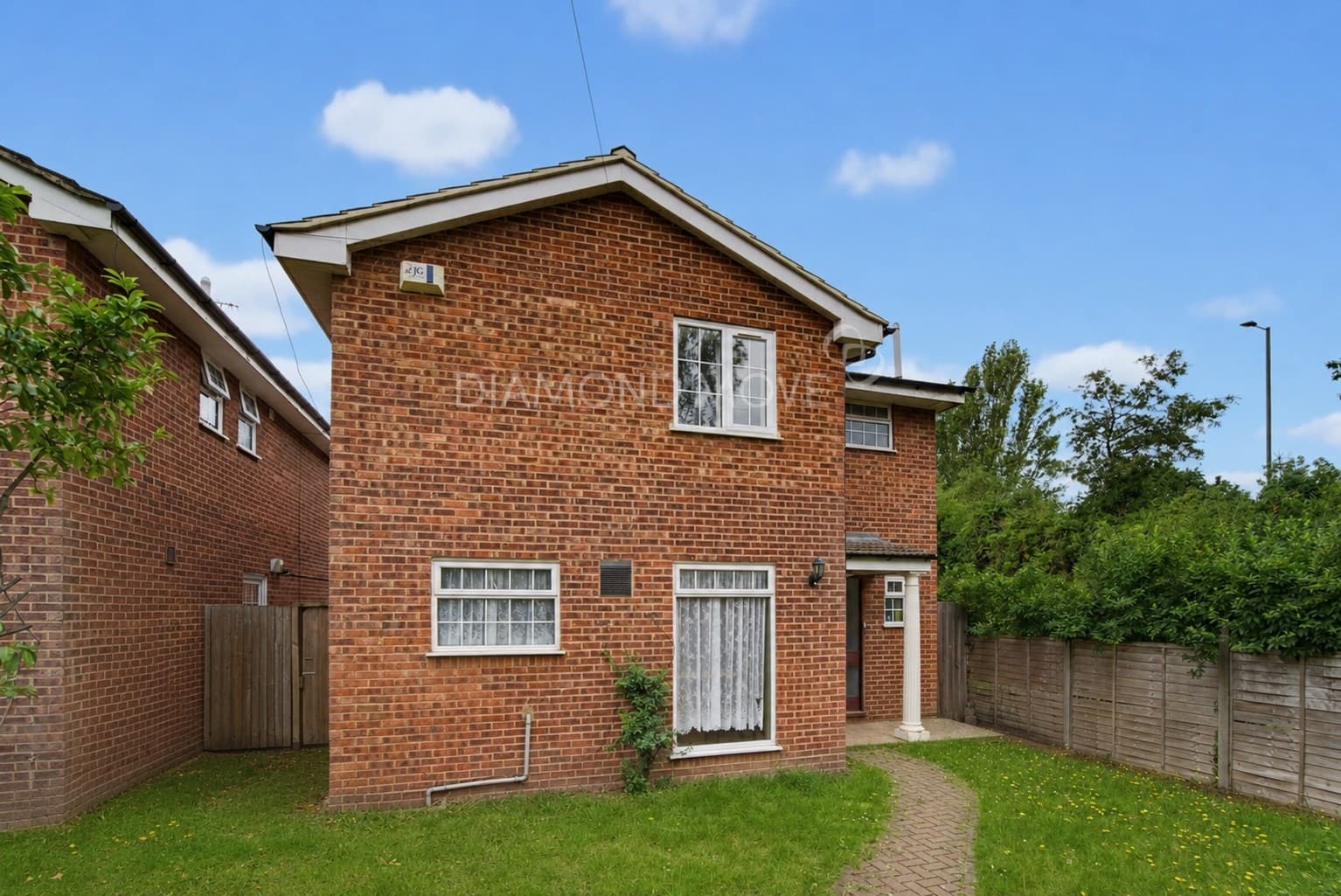 Front of the detached family house on Conway Road, Whitton